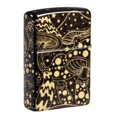 Bật Lửa ZIPPO - Classic - Mushroom Drift Design ( Nấm Đen)