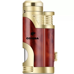 Khò Cohiba- Dáng ống Đỏ vân Đá- Phiên Bản 2 Tia