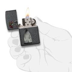 Bật Lửa ZIPPO - Classic - Iron Stone Couple (Cặp Đôi Đầu Lâu)