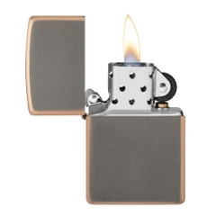 Bật Lửa ZIPPO - Classic - Rustic Bronze (Ghi Viền Nâu)
