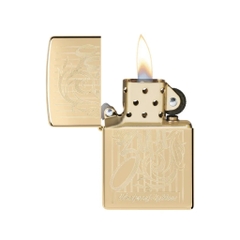Bật Lửa ZIPPO - Classic - Swirling Filigree Design (Hoa Văn Xoáy Zippo)