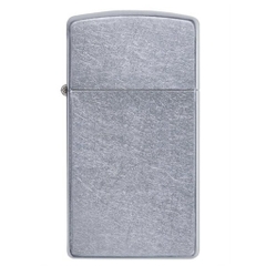 Bật Lửa ZIPPO - Slim -  Street Chrome™ (Bạc Xước)
