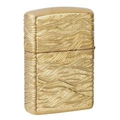 Bật Lửa ZIPPO - Luxury- Armor®Luxury Waves Design (Vàng Sóng)