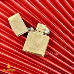Bật Lửa ZIPPO - Classic - Tiger and Dragon Design (Rồng Hổ Âm Dương)