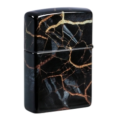 Bật Lửa ZIPPO - Classic - Fusion Marble Design ( Vân Đá Đen)