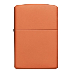 Bật Lửa ZIPPO - Classic - Matte Pocket Lighter (Cam Trơn Lì)