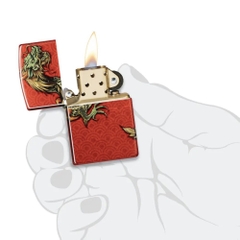 Bật Lửa ZIPPO - Classic - Oriental Dragon 540 Fusion ( Rồng Đỏ Premium)