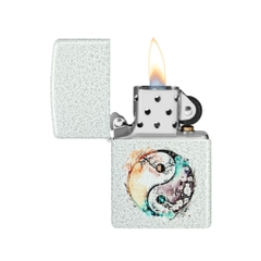 Bật Lửa ZIPPO - Classic - Floral Yin and Yang Design ( Âm Dương Phong Cảnh)