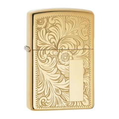 Bật Lửa ZIPPO - Classic -Brass Venetian Design (Hoa Văn Ý Vàng)