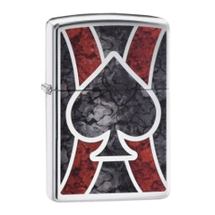 Bật Lửa ZIPPO - Classic - Spade Design (Át Bích)