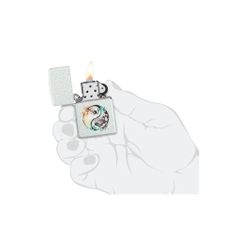 Bật Lửa ZIPPO - Classic - Floral Yin and Yang Design ( Âm Dương Phong Cảnh)