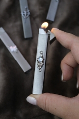 Que Vuông Bạc - Tròn Holo Xanh