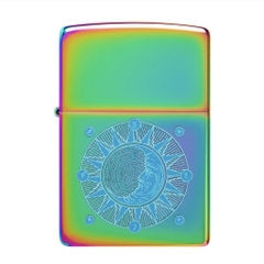 Bật Lửa ZIPPO - Classic - Sun Design ( Mặt Trời Bảy Màu )