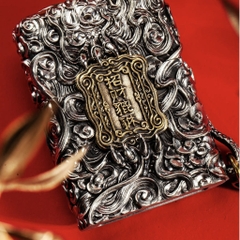 Zippo Rồng Đồng Ngọc Xanh - Phiên Bản Độ