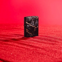 Bật Lửa ZIPPO - Classic - Fusion Marble Design ( Vân Đá Đen)