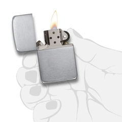 Bật Lửa ZIPPO - 1941 Replica - Brushed Chrome (Bạc Phay Ngang)