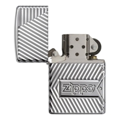Bật Lửa ZIPPO - Armor - Bolts Design (Cạnh Sườn Lửa Đỏ)
