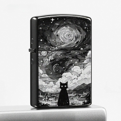 Zorro - Vangoh Mèo Đen Bầu Trời Đêm - Phiên Bản Đen Bóng