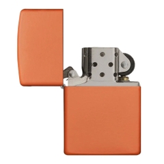 Bật Lửa ZIPPO - Classic - Matte Pocket Lighter (Cam Trơn Lì)
