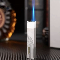 Bật Lửa Khò Que - Đen Viền Tròn - Phiên Bản Gas