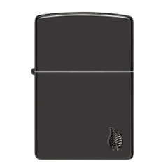 Bật Lửa ZIPPO - Armor®- High Polish Black Flame Design