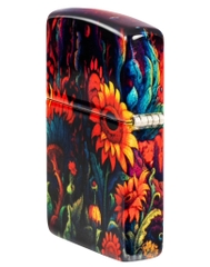 Bật Lửa ZIPPO - Classic - Spooky Sunflower Design ( Hướng Dương Creepy)