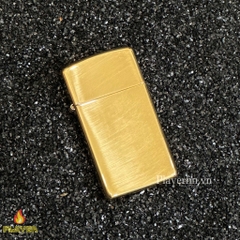 Bật Lửa ZIPPO - Slim - High Polish Brass (Vàng Gold Bóng mạ Chorme)