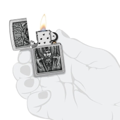 Bật Lửa ZIPPO - Classic - Barbarian Design ( Chiến Binh Gấu )