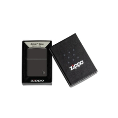 Bật Lửa ZIPPO - Armor®- High Polish Black Flame Design