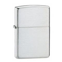 Bật Lửa Zippo -Luxury - Bạc Nguyên Khối Cao Cấp- Armor Brushed Sterling Silver