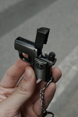 Bật Lửa Súng Mini - Đen - kèm Móc Treo