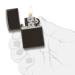 Bật Lửa ZIPPO - Classic -  High Polish Black (Đen Bóng Trơn)