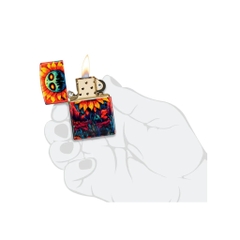 Bật Lửa ZIPPO - Classic - Spooky Sunflower Design ( Hướng Dương Creepy)