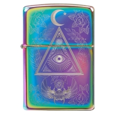 Bật Lửa ZIPPO - Classic - Eye of Providence Design (Kim tự tháp Tita