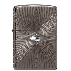 Bật Lửa ZIPPO - Luxury- Armor® Pattern Design ( Đá Trắng Black Ice )