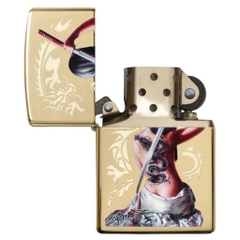Bật Lửa ZIPPO - Classic - Mazzi® (Cô Gái Cầm Kiếm Mazzi)