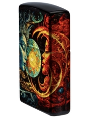 Bật Lửa ZIPPO - Classic - Sun and Moon Design (Mặt Trăng Và Mặt Trời)