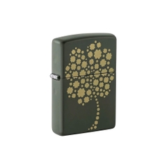 Bật Lửa ZIPPO - Classic - Four Leaf Clover Design (Cây Cỏ 4 Lá)
