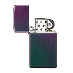 Bật Lửa ZIPPO - Slim - Iridescent (Tím Loang Ánh Trai)