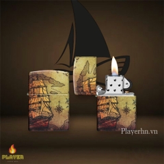 Bật Lửa ZIPPO - Classic -Pirate Ship Design -540 Fusion (Thuyền Hải Tặc)
