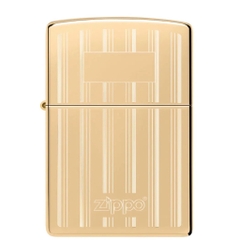 Bật Lửa ZIPPO - Classic - Zippo Design ( Vàng Sọc )