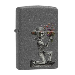 Bật Lửa ZIPPO - Classic - Iron Stone Couple (Cặp Đôi Đầu Lâu)