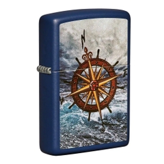 Bật Lửa ZIPPO - Classic - Compass Design (La Bàn Xanh)