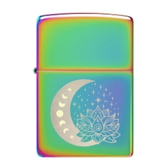 Bật Lửa ZIPPO - Classic - Spiritual Design ( Bảy Màu Trăng Sen )