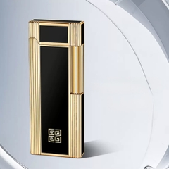 DUNHILL - Slim - Đen Viền Vàng - Phiên bản Given