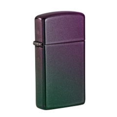 Bật Lửa ZIPPO - Slim - Iridescent (Tím Loang Ánh Trai)