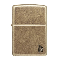 Bật Lửa ZIPPO - Armor®-Antique Brass Flame Design (Vàng Cổ Lửa)