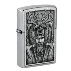 Bật Lửa ZIPPO - Classic - Barbarian Design ( Chiến Binh Gấu )