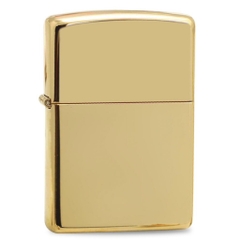 Bật Lửa ZIPPO - Armor - High Polish Brass (Vàng Gold Bóng mạ Chrome)