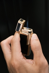 Derui Dunhill 2 Chế Độ - Đen Sơn Mài Viền Vàng